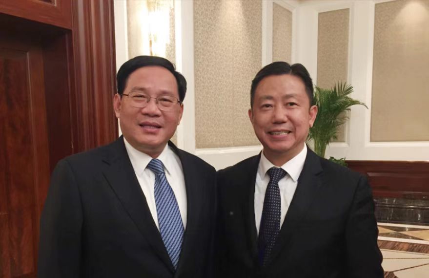 中央政治局常委、國務院總理李強與周海江合影